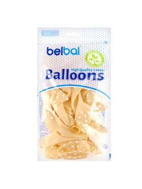 Воздушные шары латексные 14" «Сердца белые», 25 шт., шелкография