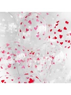 Воздушные шары латексные 14" «Сердца белые», 25 шт., шелкография - Фото 3