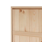 Дверь для бани и сауны, 190×70 см по коробке, сосна, на клиньях, массив - Фото 3