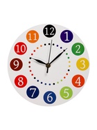 Часы настенные интерьерные "Яркие цифры",  d-23.5 см 5233987 - фото 319771038