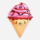 Часы настенные, серия: детские, "Мороженое-рожок", дискретный ход, 32 х 23 см - фото 318372644