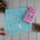 Набор полотенец "Тепла и уюта" 30х60 см-2шт, 100% хлопок 340 г/м2 - Фото 2