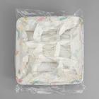 Органайзер для хранения с ручками «Единорожки», 9 ячеек, 28×28×12 см, цвет белый - фото 24495975