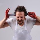 Карнавальный набор на Хэллоуин «Мясник», фартук, ободок-нож - Фото 2