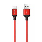 Кабель Hoco X14 Times Speed, Type-С - USB, 3 А, 2 м, черно-красный - фото 51450986 Кабель Hoco X14 Times Speed, Type-С - USB, 3 А, 2 м, черно-красный - фото 51450986
