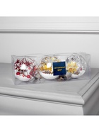 Набор ёлочных шаров «Мишура звёзды», 3 шт., d=8 см, 5 LED, от батареек, свечение белое - Фото 7