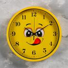 Детские настенные часы "Смайл", плавный ход, d-30 см - фото 9055357