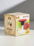 Стеклянный подсвечник на 1 свечу «Лотос», прозрачный, 12.7×11.7×11.7 см - фото 59762626