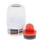 Крем для обуви ШТРИХ Основной уход банка с губкой черный 60 мл - Фото 2