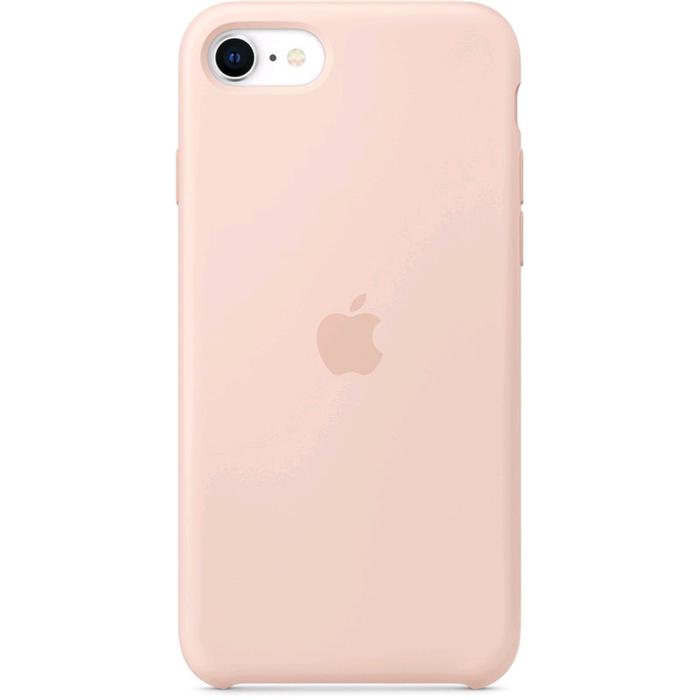 Чехол клип-кейс Apple для iPhone SE (MXYK2ZM/A), силиконовый, розовый песок - Фото 1