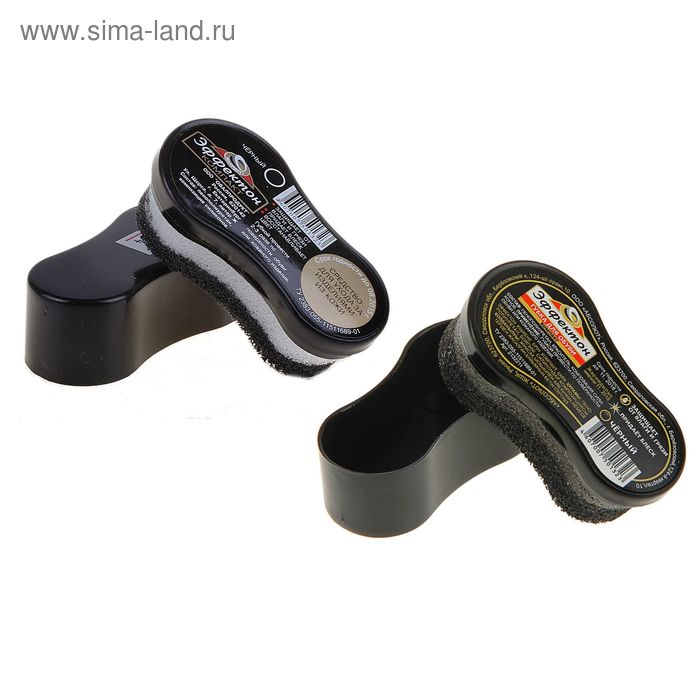 Губка компактная черная «Эффектон» - Фото 1