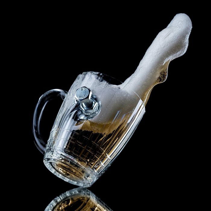 Кружка "Непробиваемая", с болтом, для пива, 500 мл - фото 1890967344