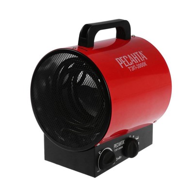 Тепловая пушка «Ресанта» ТЭП-3000К, электрическая, 30/1500/3000 Вт, 300 м3/час