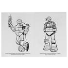 Первая раскраска «Супергерои. Черепашки-ниндзя», 16 стр. - фото 24684874