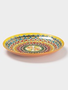 Ляган узбекский Риштанская Керамика «Узоры», d=32 см, жёлтый - Фото 2