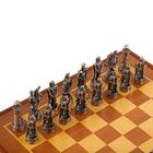 Шахматы сувенирные «Рыцарские», металлические фигуры, доска 36×36 см - Фото 3
