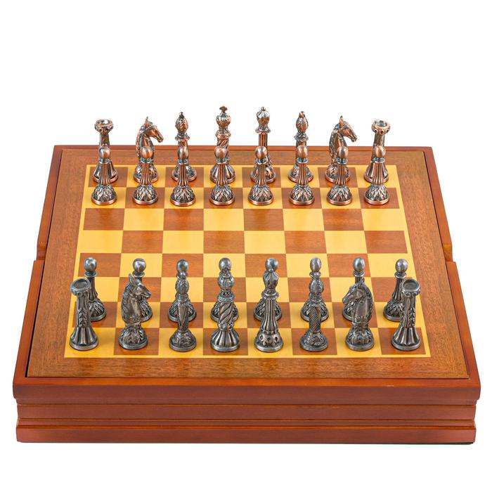 Шахматы сувенирные, "Классика" h короля-7.8 см, h пешки-5.4 см. d-2 см, 36 х 36 см - Фото 1