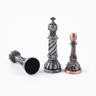 Шахматные фигуры сувенирные, h короля-8 см, пешки-5.6 см, d-2 см - фото 6326387