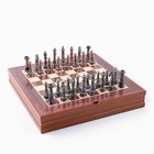 Шахматные фигуры сувенирные, h короля-8 см, пешки-5.6 см, d-2 см - фото 4056292