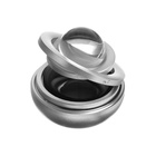 Аксессуар на панель автомобиля, гравитационные кольца, вращается от солнца, металл, серебро - Фото 6