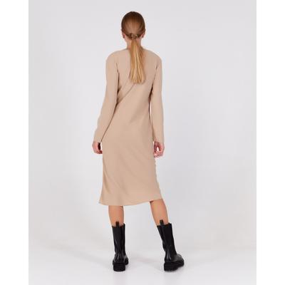 Платье женское MINAKU: Green trend цвет цвет бежевый, р-р 46