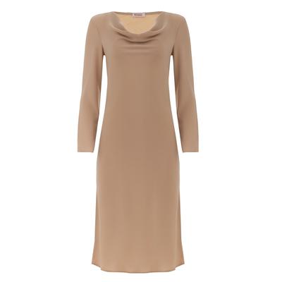 Платье женское MINAKU: Green trend цвет цвет бежевый, р-р 46