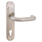 Комплект ручек «Крит» Р85-5859У-Хш 9×9 мм д/противопожарной двери, цвет полированный хром - Фото 1