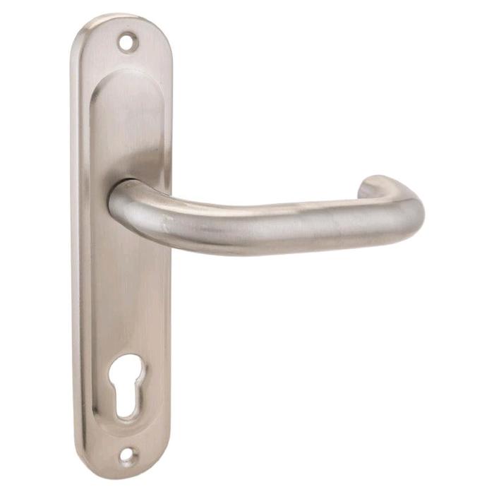 Комплект ручек «Крит» Р85-5859У-Хш 9×9 мм д/противопожарной двери, цвет полированный хром - Фото 1