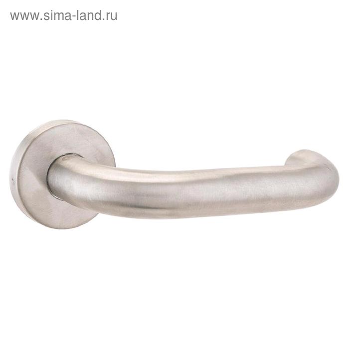 Комплект ручек «Крит» РФ-5559-НЖ нержавеющая сталь с накладками - Фото 1