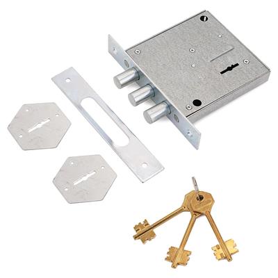 Замок врезной без ручек «Симеко» БИФ 0009×3