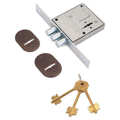 Замок врезной без ручек «Симеко» БИФ 0010×3 б/о