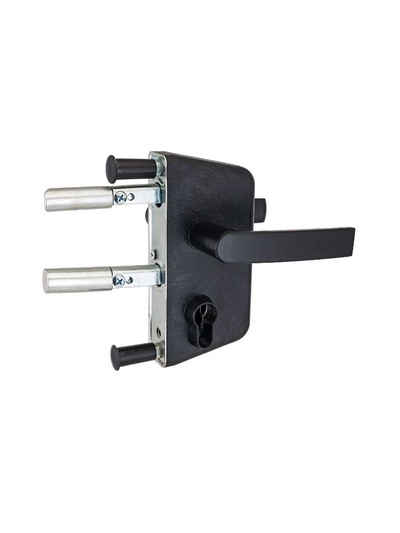 Замок врезной с ручками для калитки «Симеко» ЗК-60 без ц/м