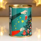 Носки в банке "Тёплые носочки для уютных вечеров"  (внутри носки женские, цвет белый) - фото 24606948