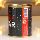 Носки в банке "New year" (внутри носки женские, цвет белый) (комплект 5 шт) - фото 31228020