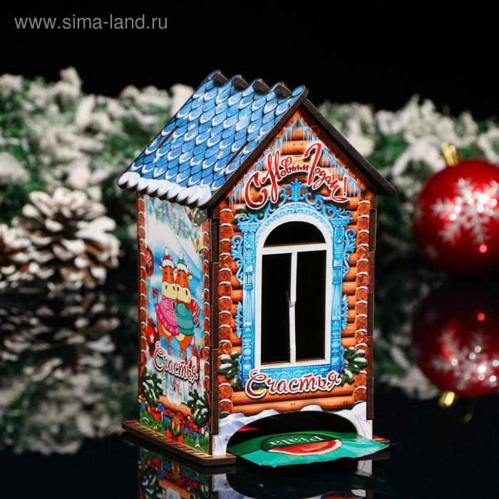 Чайный домик "Символ года 2021. Бычок, №8", 9.8×17.4×9.8 см - Фото 1