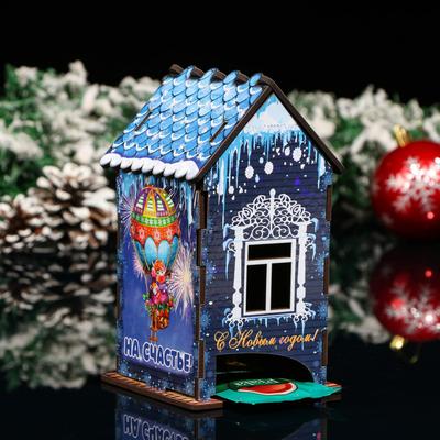 Чайный домик "Символ года 2021. Бычок, №10", 9.8×17.4×9.8 см