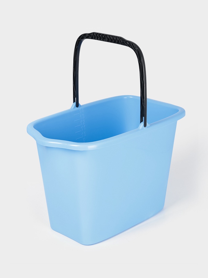 Ведро прямоугольное МОП, 15 л, со сливом и отжимом, МИКС - Фото 1