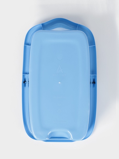 Ведро прямоугольное МОП, 15 л, со сливом и отжимом, цвет МИКС