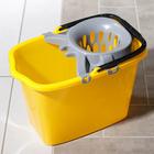 Ведро прямоугольное МОП, 15 л, со сливом и отжимом, МИКС - Фото 9