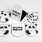Закладки магнитные на подложке You are pandastiс, 6 шт - Фото 4