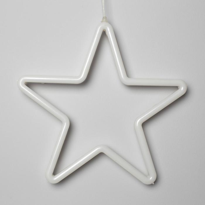 Светодиодная фигура «Звезда» 28 см, пластик, 220 В, свечение мульти - фото 1882098548