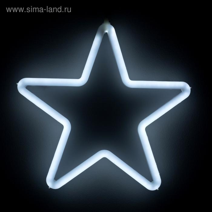 Светодиодная фигура «Звезда» 28 см, пластик, 220 В, свечение белое - Фото 1