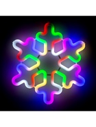 Светодиодная фигура «Снежинка» 30 см, пластик, 220 В, свечение мульти - Фото 4