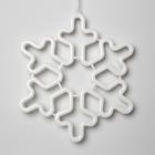 Светодиодная фигура «Снежинка» 30 см, пластик, 220 В, свечение белое - фото 7219319