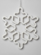 Светодиодная фигура «Снежинка» 30 см, пластик, 220 В, свечение тёплое белое - Фото 8