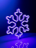 Светодиодная фигура «Снежинка» 30 см, пластик, 220 В, свечение синее - Фото 6