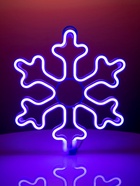 Светодиодная фигура «Снежинка» 30 см, пластик, 220 В, свечение синее - Фото 7