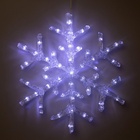 Светодиодная фигура «Снежинка» 39 см, акрил, 50 LED, 220 В, свечение белое - Фото 4