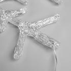 Светодиодная фигура «Снежинка» 39 см, акрил, 50 LED, 220 В, свечение синее - Фото 6