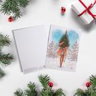 Набор открыток на акварельном картоне «Счастливого нового года», 6 шт., 11,8 х 16,4 см - Фото 3